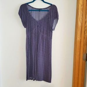 Jersey knit empire waist dress